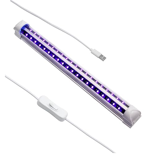 ABOOFAN 1pc Led Light Fixtures Blacklight Posters Led Blacklight for Bar Black Light Poster Led Light Bulb Led Neon Led Light Tube Fluorescent Light White