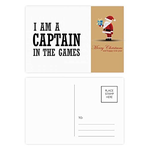 Cartes postales I am A Capitan Père Noël à écrire au coin du feu en famille pour les fêtes