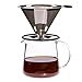Produktbild Trendglas Jena Kaffeekännchen POUR OVER FOR TWO mit Edelstahlfilter, 500 ml