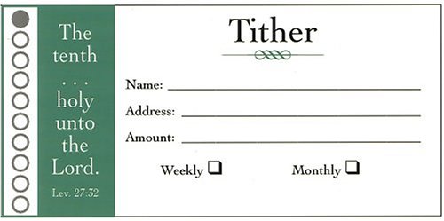 Broadman Church Supplies Offering Envelope, Tither, 100 Count