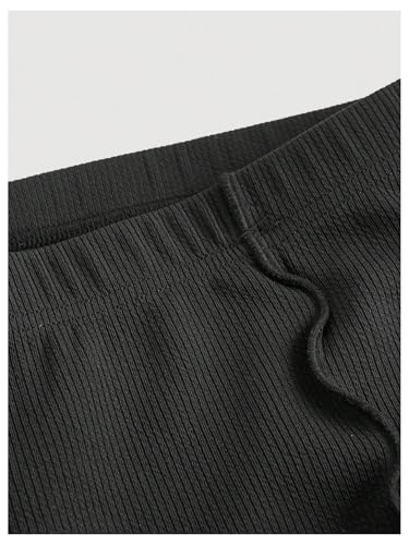 MakeMeChic Women's Plus Size High Waist Pants Bell Bottom Flare Leg Trousers4