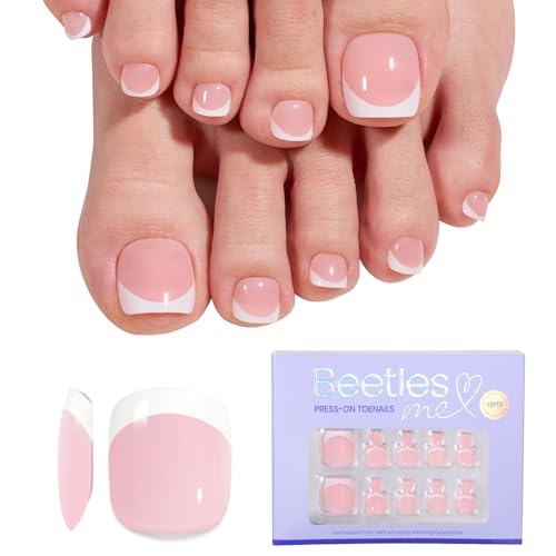 Beetles Toe Nail Press Ons Short ...