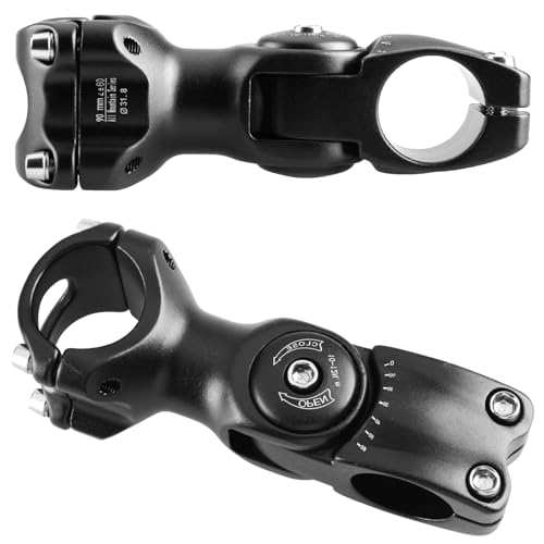 Triwonder OS0908 Bike Stem 25.4 31.8 Adjustable 60 Degree 90Mm 110Mm 130Mm Bike Handlebar Extender Stem Riser Bicycle Handle Bar Extensions thumb #5