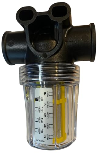 Sellerocity Pressure Washer & General Use Water Filter with Stainless Steel Mesh Element, Filters Debris On Low Pressure Side Of Pump or Water Source, 1/2 Inch NPT Size Female Threaded