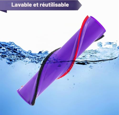 Tête de Brosse compatible avec les aspirateurs pour Dyson V7 V8 V10 V11 V15, Brosse électrique pour Dyson SV10 SV11 SV12 SV14, Brosse Motorisée électrique pour Sols Durs et Tapis – vue 7