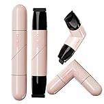 Set di 2 timbri pieghevoli in gel eyeliner per ali perfette, impermeabili e resistenti alle sbavature (nero + marrone)