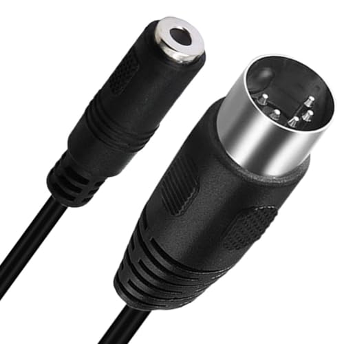 Cable adaptador DIN 5 Pin macho a Jack 3.5mm hembra 50 cm miniatura 1