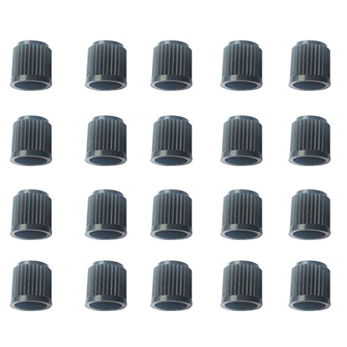 D DOLITY 20 peças de rodas de carro válvula de pneu tampa tampa de ar à prova de poeira