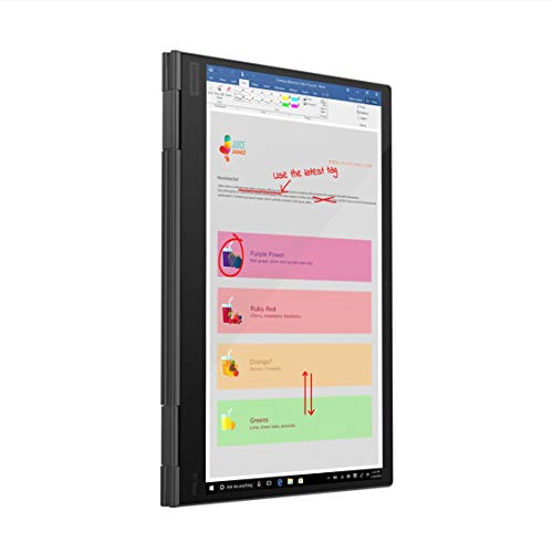 Image of Lenovo ThinkPad X1 Yoga Intel Core i7 8th Gen 14-inch WQHD Thin and Light Touchscreen Laptop (16GB RAM / 512 GB SSD /Windows 10 Professional /Black / 1.4 Kg), 20LDA00CIG