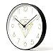 Runde Wanduhr Wohnzimmer Neue Acryl Quarz Uhr 3D Uhr Home Decoration heißen Metall Wandaufkleber-18_12 Zoll