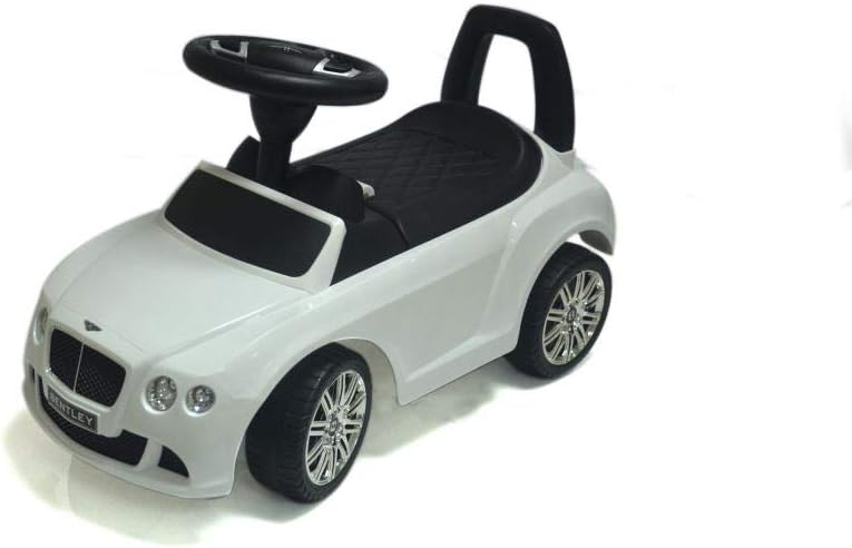 DORSA Licensed Ride On Bentley Glide Pusher Car - 326, White