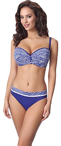 Antie Bikini Trajes de Baño Conjunto Tops y Bragas Mujer 71H31 2017(Patrón (1700), EU(Copa80F/40)=ES(95F/42))