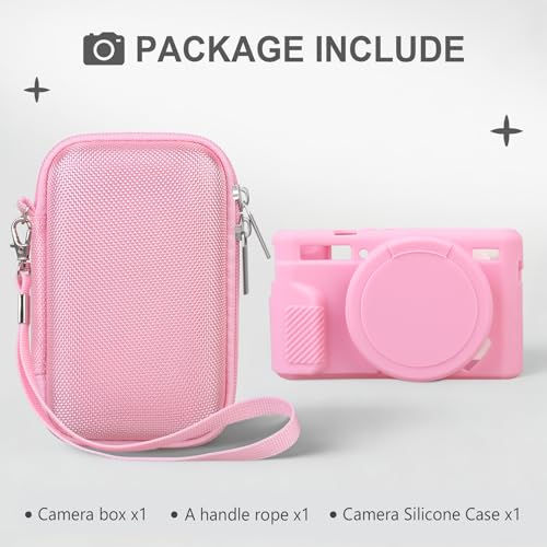 Funda Hard Case + Silicone Cover para Canon PowerShot G7 X Mark II miniatura 2