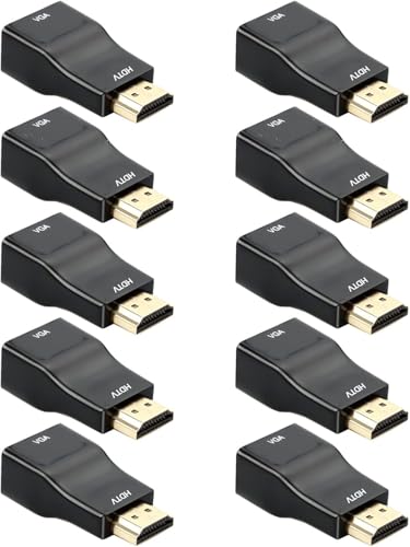 Adaptador HDMI a VGA para conectar tu computadora de escritorio al monitor de oficina