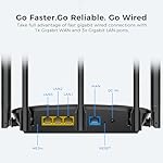 LNN Wi-Fi 6 Router, 3000Mbps Dual Band Wireless Gigabit Routers for Gaming, 20+ Devices Support with OFDMA, 2000 Sq.Ft Coverage, FCC Certified - Image 5