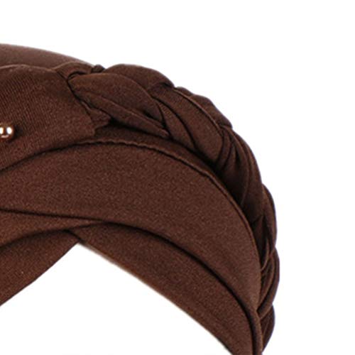 ABOOFAN 1Pc Simples e Fashion Hat Cetim Sleeping Hat Lace Dupla Camada Head Wrap Protetor de Cabelo