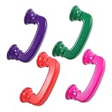 OFFSCH 4 Stück-Pack Flüstertelefone Aus Abs Kunststoff Buntes Lernspielzeug Für Kleinkinder Mit Abgerundeten Kanten Für Sichere Sprachförderung Und Spielerisches Hörtraining