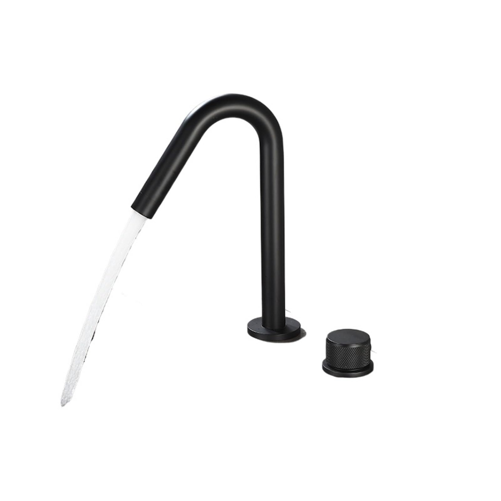 Faucet，Stenoc Bathroom Brushed Gold Brass Basin Faucet，