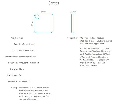 Tile Mate (2016) - 1 Pack - Discontinued By Manufacturer #TOP5