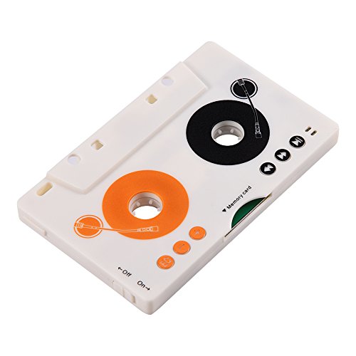 Cassette to MP3 Converter, Portable Car Kit Stereo Cassette Tape to PC MP3 CD Switcher Converter Capture Audio Music Player Support SD MMC Card with Remote Control
