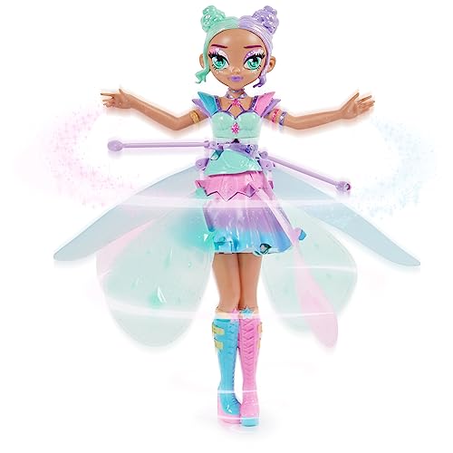 Hatchimals Crystal Flyers, Pastel Kawaii Doll Magical Flying Toy With Lights (Packaging May Vary), Kids Toys For Girls And Boys Ages 5 And Up #TOP4