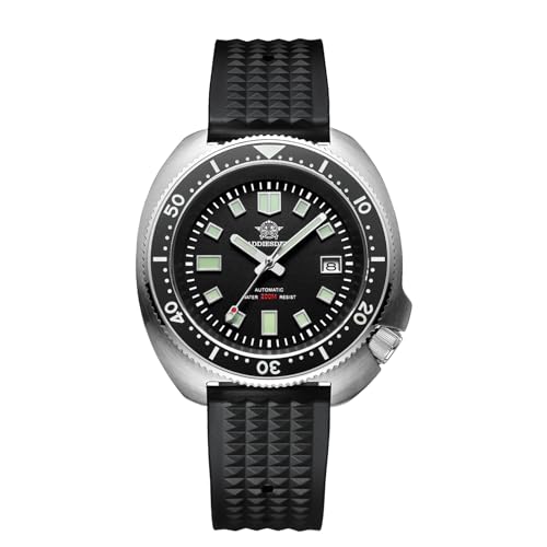ADDIESDIVE Mens Automatic Watch Super Luminous Sapphire Crystal Diver 200 M