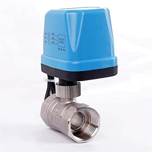 Vanne motorisée en acier inoxydable DN25 pour bloquer l'eau chaude