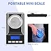 Fuzion Milligram Scale 50g/0.001g, Portable Jewelry Scale .001 Gram Accuracy, Mg Scale, Powder Scale, Microgram Scale, Milligram Scale for Powder with Tray/Tweezers/Calibration Weight