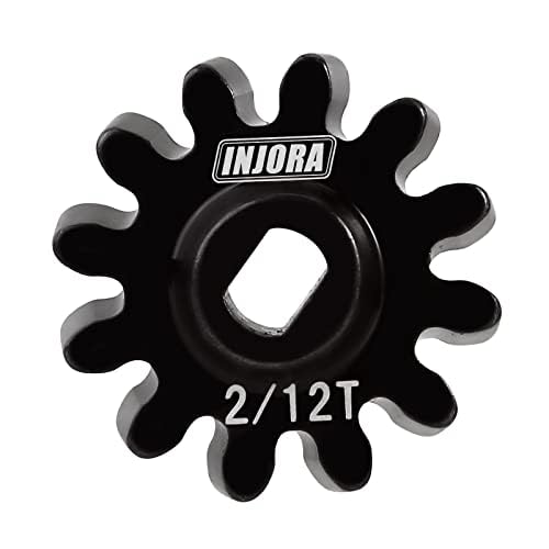 INJORA RC Stahl Wurm Getriebe Overdrive Achse Differential 12T für SCX24 – Ansicht 5