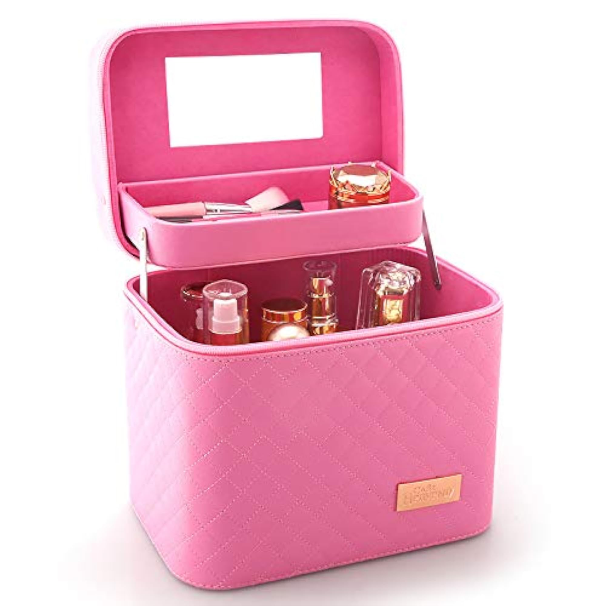 Professional Makeup Train Case with Mirror