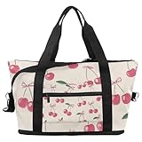 Bolsa de viaje con lazos azules, expandible, para fin de semana, impermeable, para deporte, gimnasio, hospital, Multicolor 15, Talla única, Bolsa de viaje