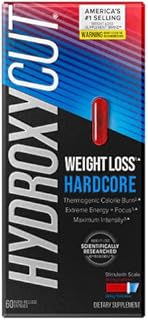 Weight Loss Pills for Women & Men | Hydroxycut Hardcore | Weight Loss Supplement Pills | Energy Pills to Lose Weight | Metabolism Booster for Weight Loss | Weightloss & Energy Supplements | 60 Pills
