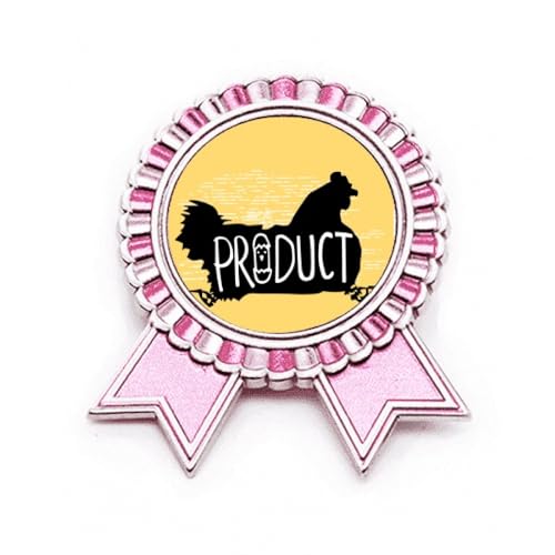 Broche poule noire en métal rose : l'idée cadeau poétique et originale