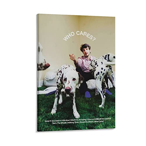 Poster Rex Orange County Who Cares sur toile cadeau idéal pour fan pop