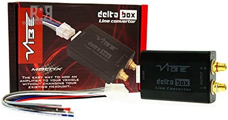 SunatureVibe Matrix Delta Box Voltage Converter Speaker Cable/To Low Level RCA Output