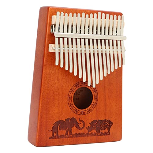 Kalimba Instrument, 17 Touches Portable Pouce Piano Joli Design Échelle Claire avec pour Famille - Les Beatles, Paul McCartney, John Lennon, RIngo Starr, George Harrison Kalimba Instrument, 17 Touches Portable Pouce Piano Joli Design Échelle Claire avec pour Famille – Image 8