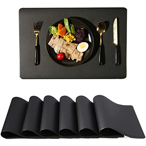Sets de table en cuir de qualité supérieure avec sous-verres - 2