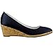 Buffalo London Satin Women's Pump, Blue Blue 08, 7 UK