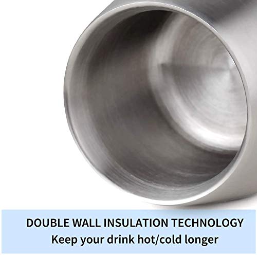 Tasses en acier inoxydable 150ml : l'excellence de la double paroi