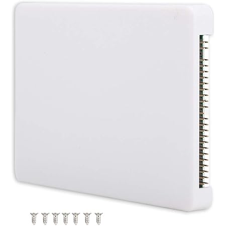 Garsent Disque Dur SSD mSATA vers Adaptateur IDE 44 Broches avec boîtier, Adaptateur pour Ordinateur Portable pour Ordinateur Portable PATA/IDE(Blanc)