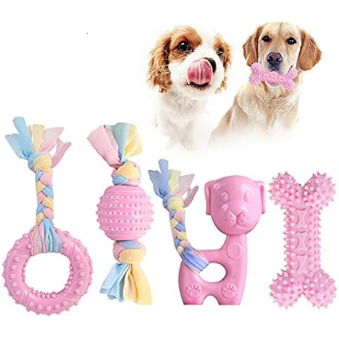 JYPS Puppy Chew Toys con Bolas y Cuerdas de algodón Cover