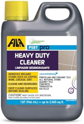 FILA PS87 - Heavy Duty Cleaner for Acid Sensitive Stone - 1 Quart (946 ML) by FILA