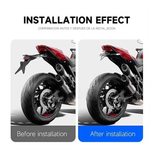 Support de plaque court pour Ducati Monster 950 après 2021