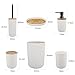 Bathroom Toiletries Six-piece Storage Kit Trash Can Soap Dish Toothbrush Holder