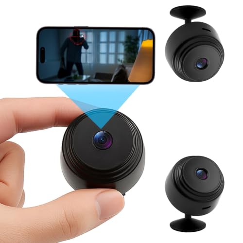 Image of ZESTRO Mini Spy Camera Wireless WiFi Hidden Cameras Full HD 1080P Portable Small Security Nanny Surveillance Cam Video Bady Motion Detection with Clear Night Vision Mount for Indoor and Outdoor