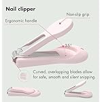 Baby Nail Kit, 4-in-1 Baby Nail Care Set with Cute Case, Baby Nail Clippers, Scissors, Nail File & Tweezers, Baby Manicure Kit and Pedicure kit for Newborn, Infant, Toddler, Kids-Owl Pink - Image 2