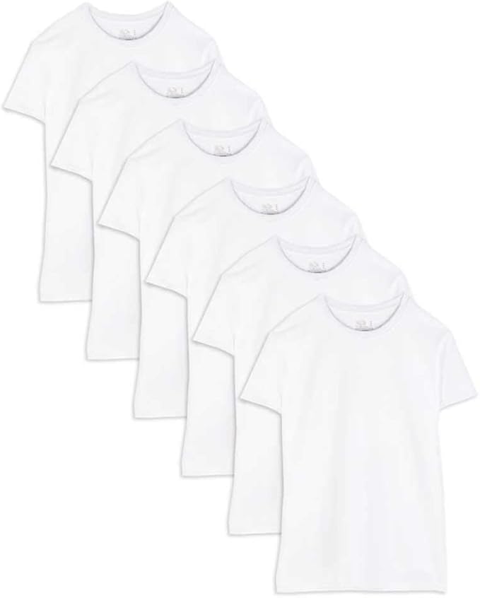 Amazon | [フルーツオブザルーム] クルーネック Tシャツ 6枚セット 
