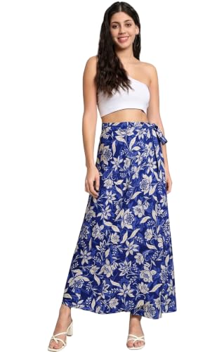 Image of Women's Long Wrap Around Maxi Skirt | Women Wear Long Skirt