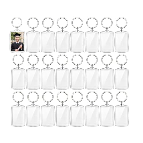 Porte-clés en acrylique vierge pour immortaliser vos photos de vacances