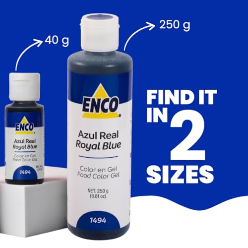ENCO GEL FOOD COLOR 8.8 OZ (ROYAL BLUE 1494)